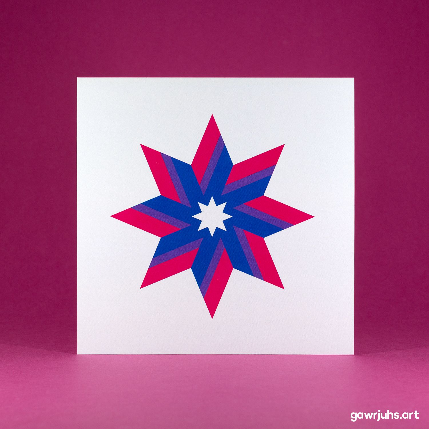 Star: Bisexual Pride Card