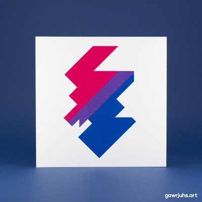 Proud Scot: Bisexual Pride Card