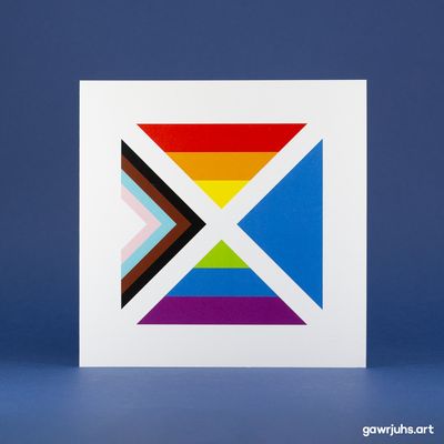 Saltire: Progress Pride Card