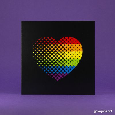 Heart: LGBT+ Pride Card