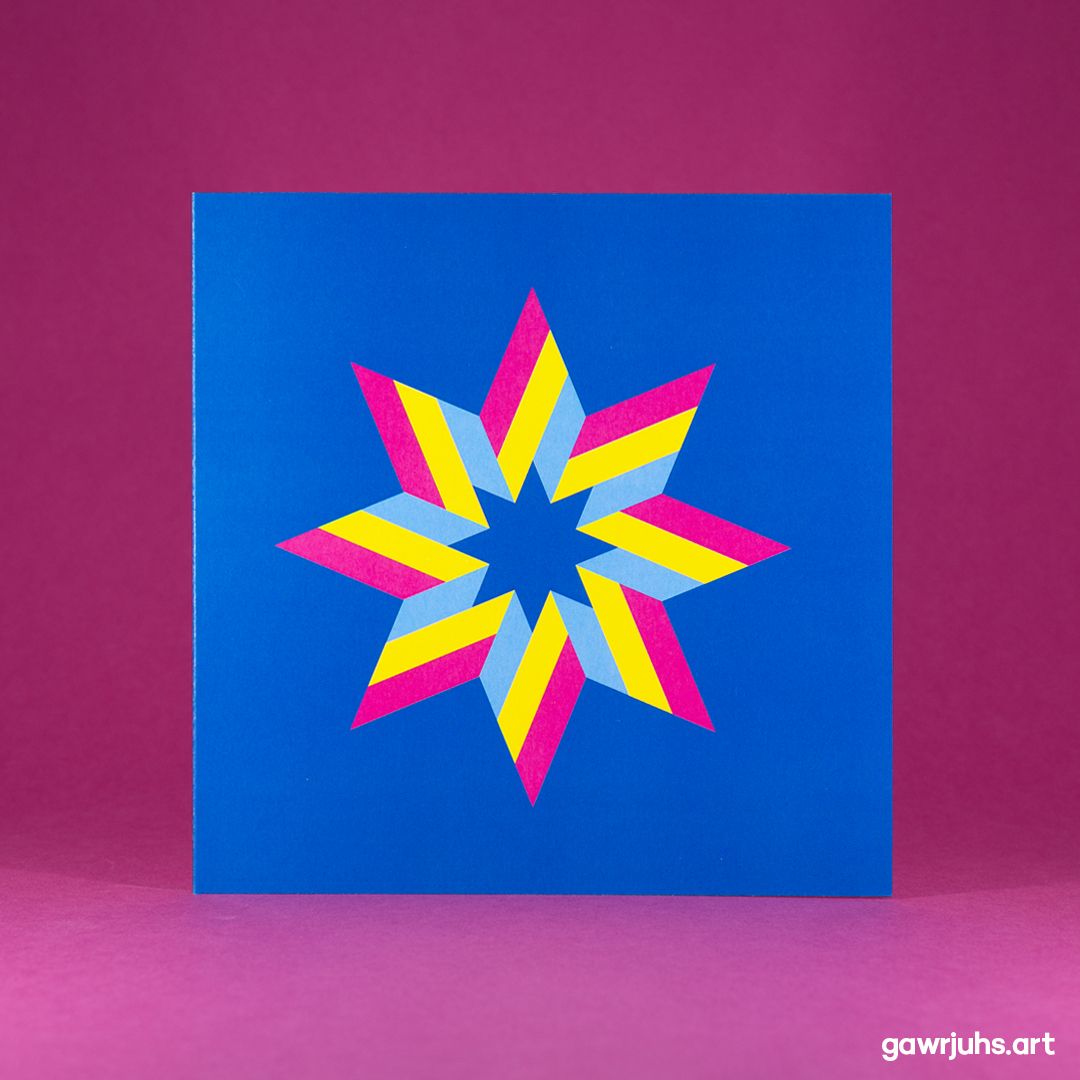 Star: Pansexual Pride Card