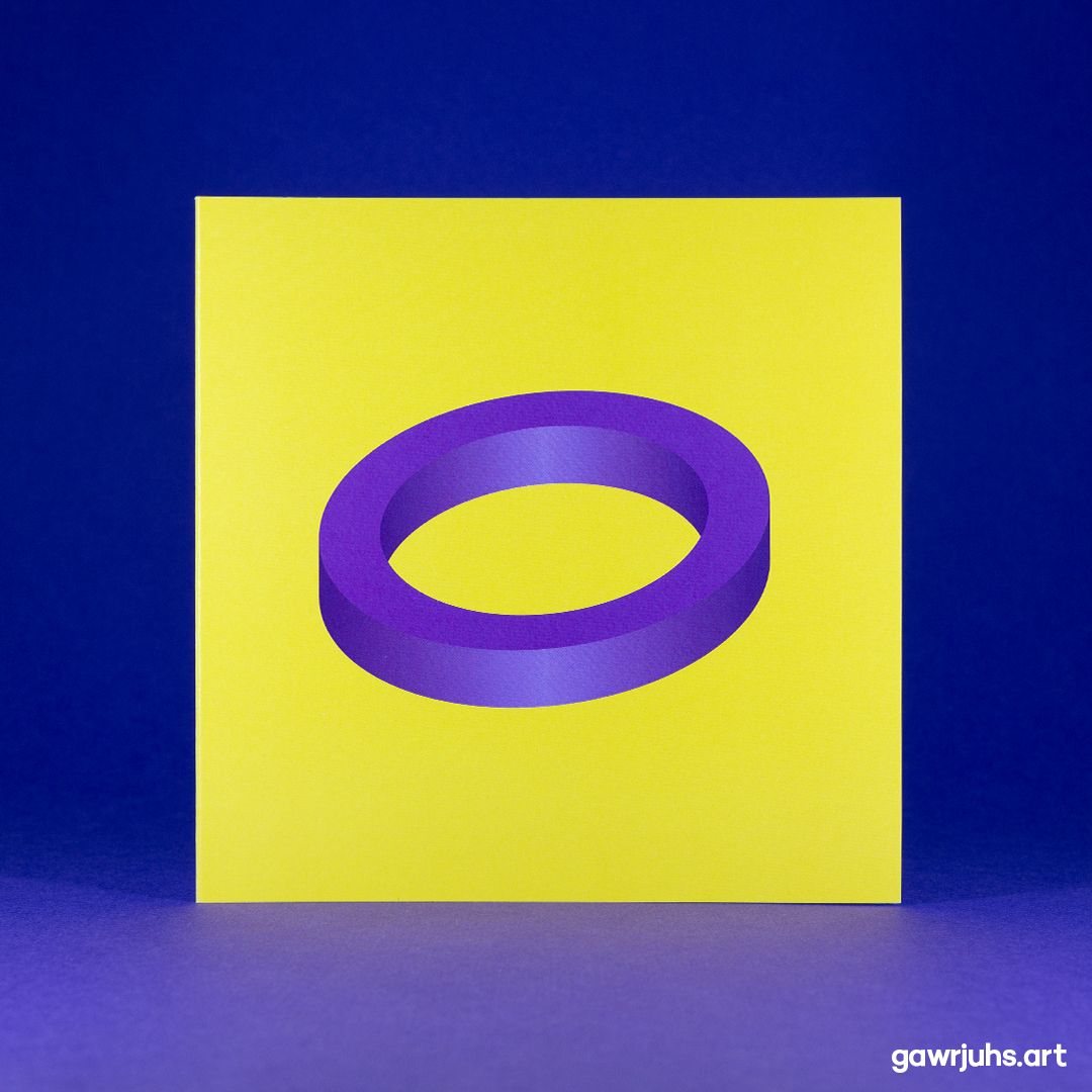 Isometric: Intersex Pride Card