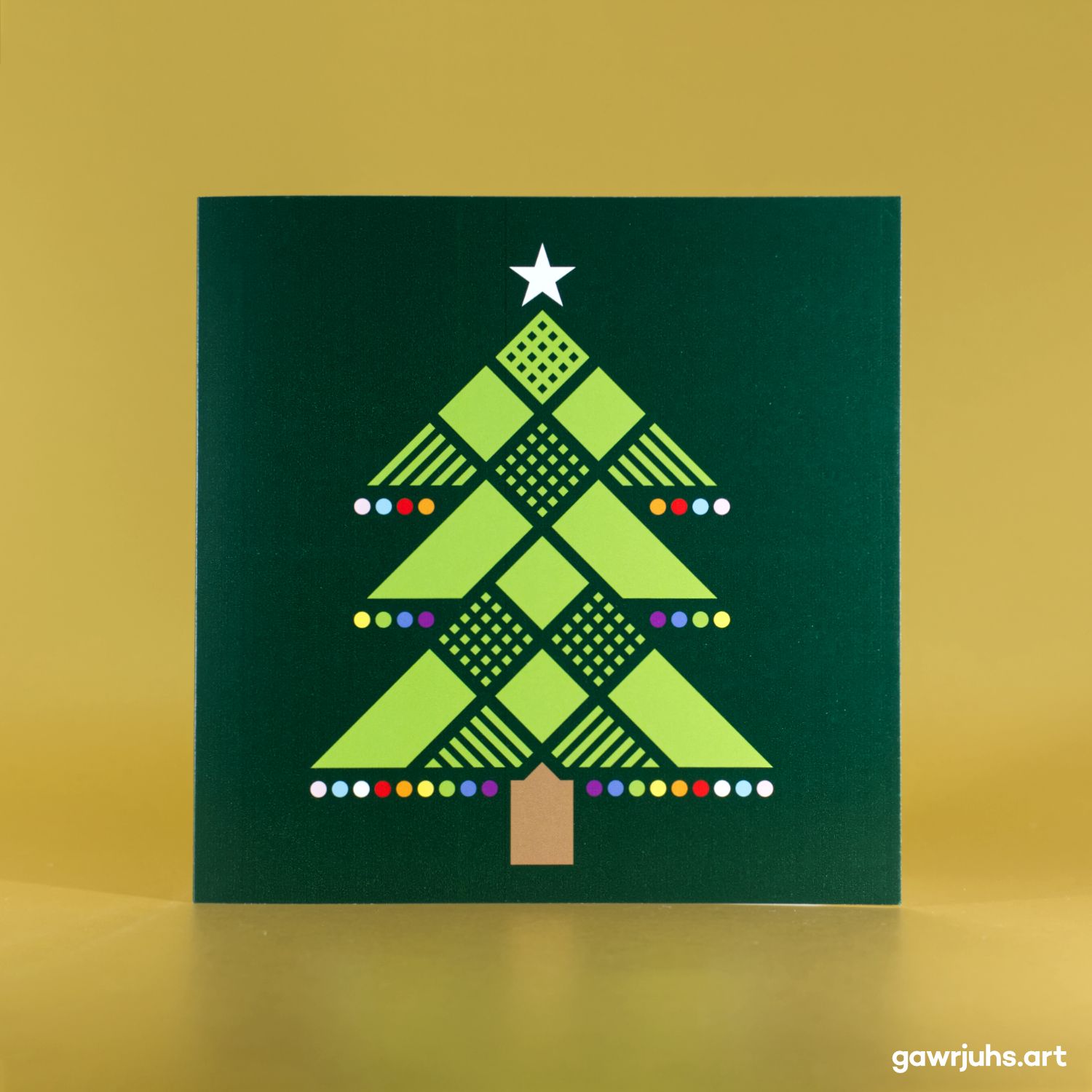 Festive Lights: Progress Pride Card