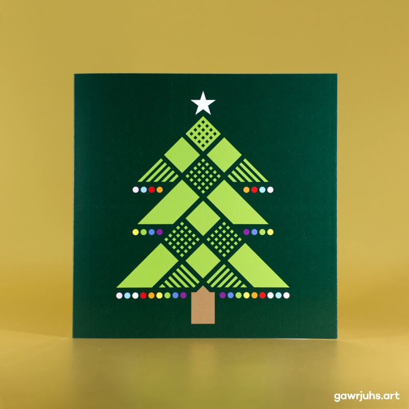 Festive Lights: Progress Pride Card