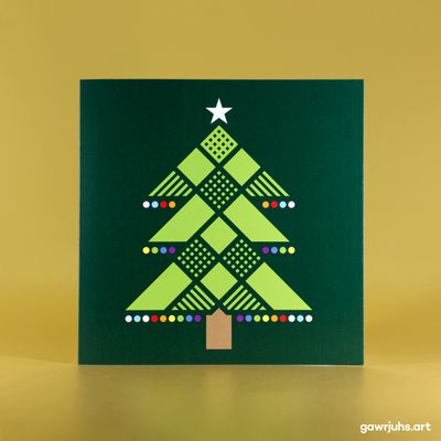 Festive Lights: Progress Pride Card