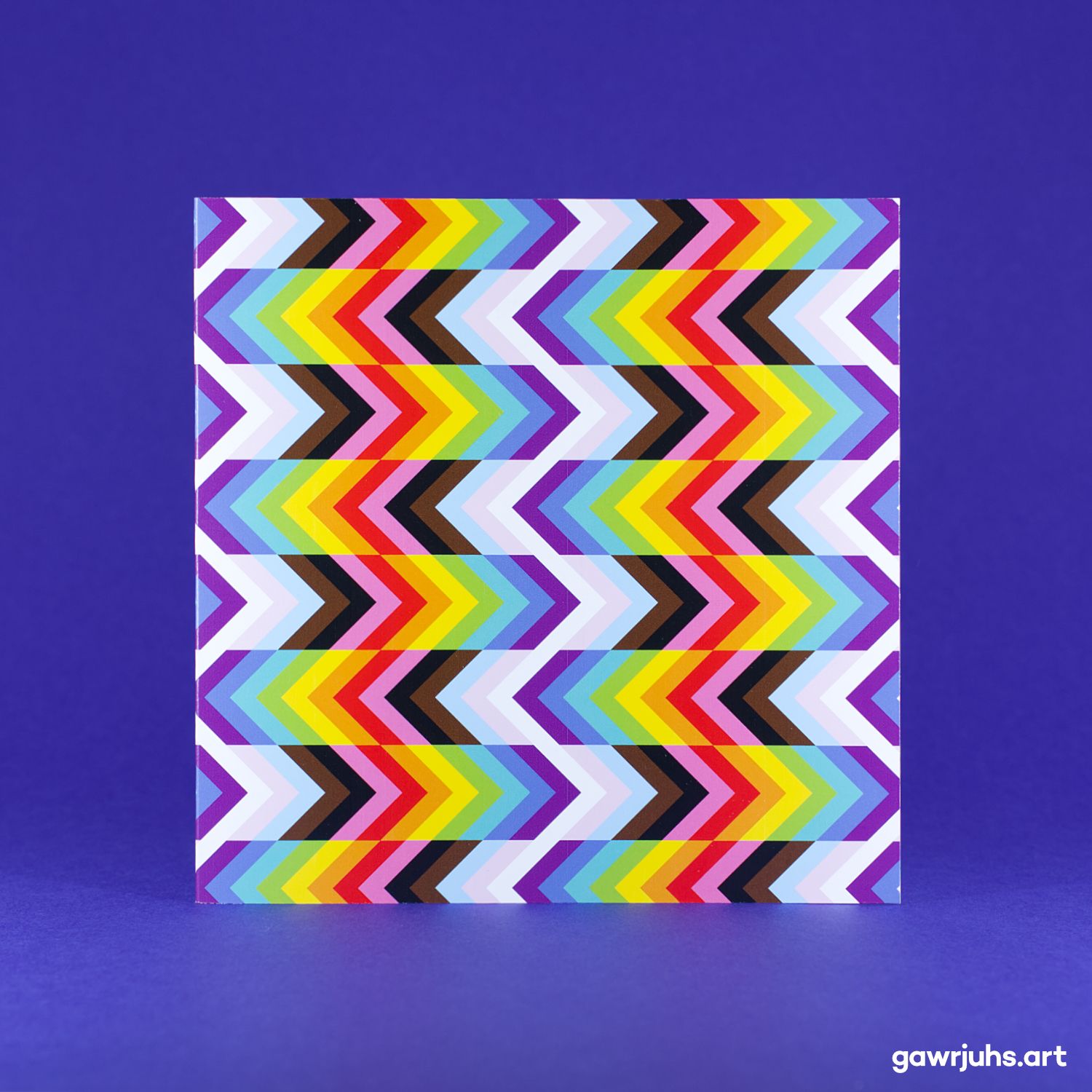 Chevrons: Heritage Pride Card