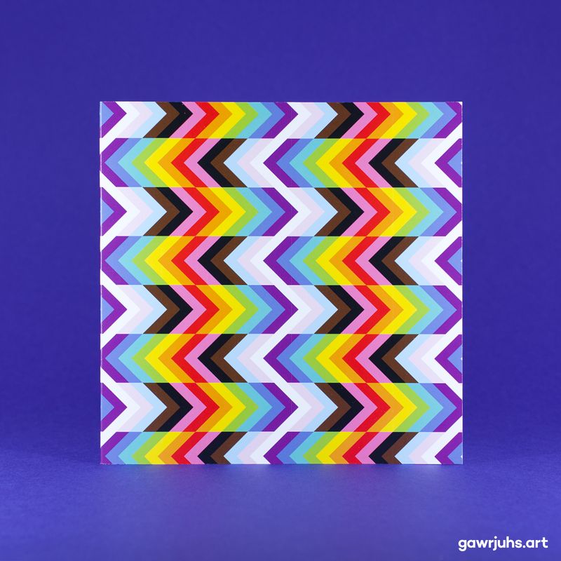 Chevrons: Heritage Pride Card