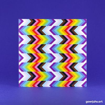 Chevrons: Heritage Pride Card