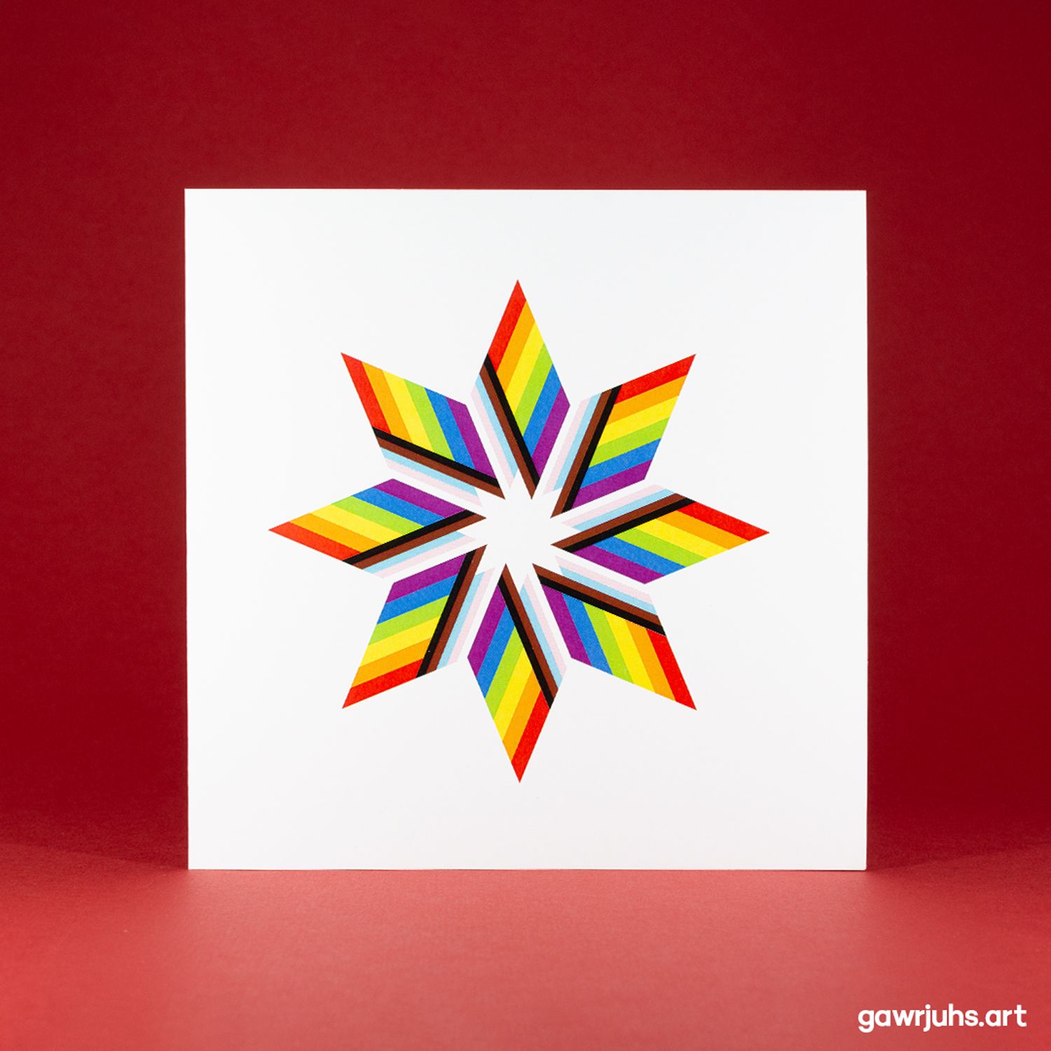 Star: Progress Pride Card