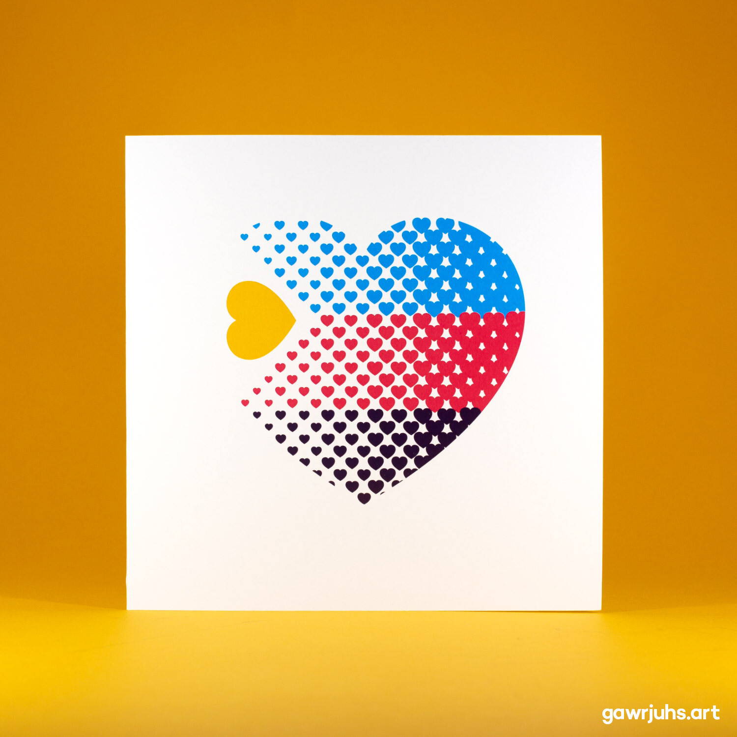 Heart: Polyamory Pride Card