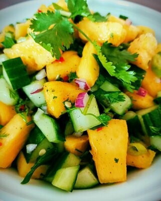 Pineapple Cucumber salad ready-to-eat - 1000 gr.