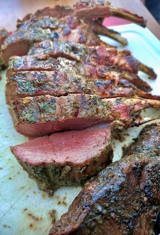 Rack of lamb with Chimichurri  - 1 KG