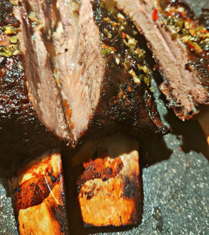 RIbs (veal) with Chimichurri - 1 KG