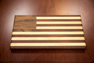 American Flag Cutting Board (Face Grain)