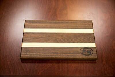 Maple & Walnut Hardwood Cutting Board (Face Grain)