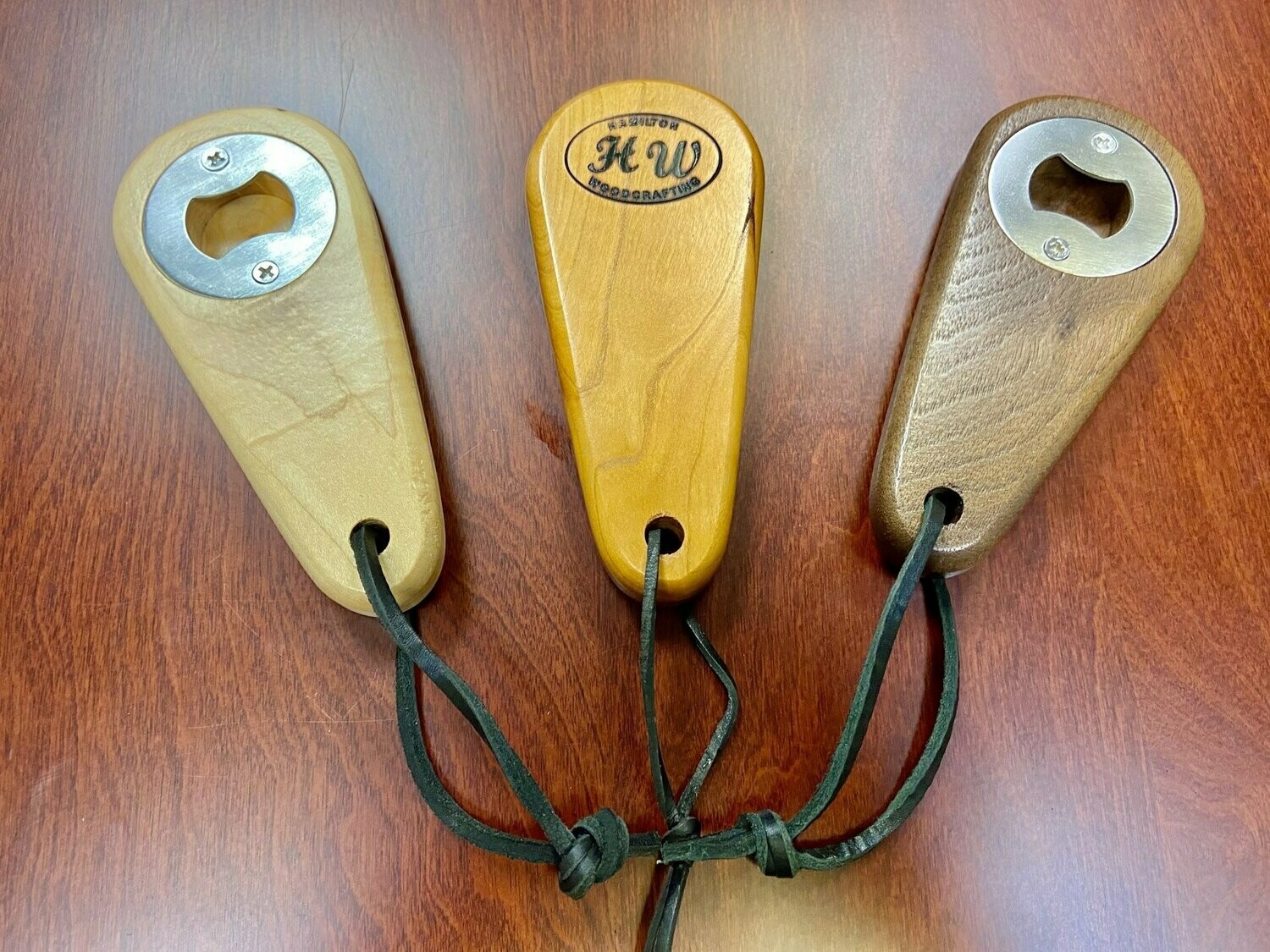 Hardwood Bottle Opener - Cherry