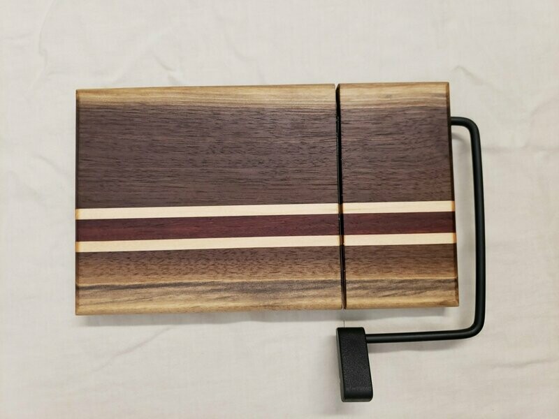 Cheese Slicer (Maple, Paduak, & Walnut Hardwoods)