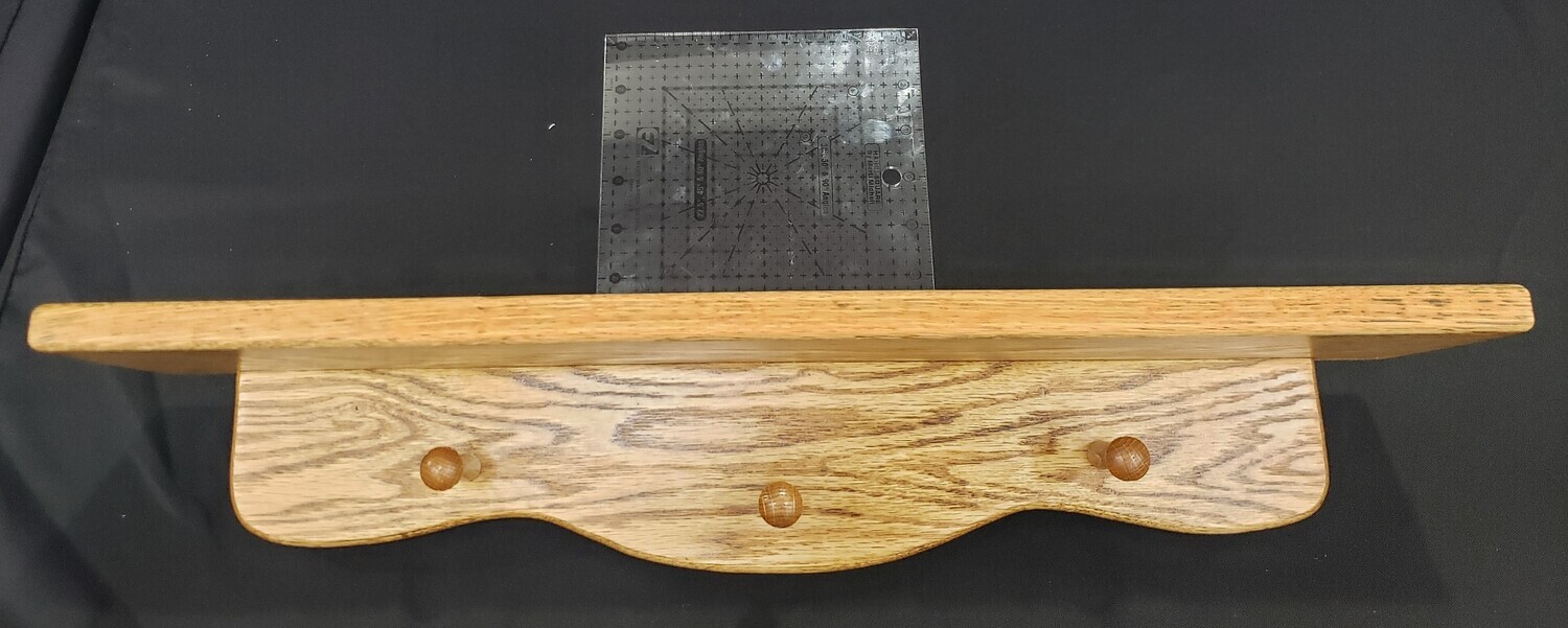 7 - Slot Quilt Ruler Shelf Rack