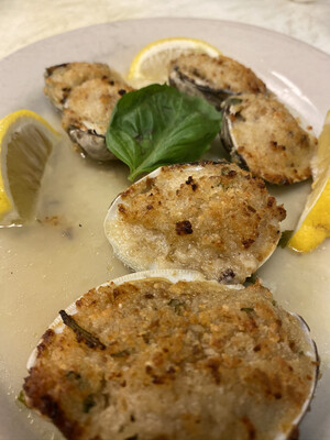Whole Baked Clams