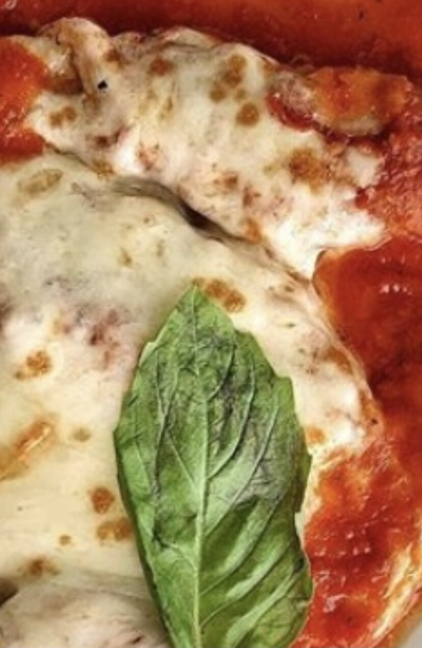 Manicotti Baked with Mozzarella