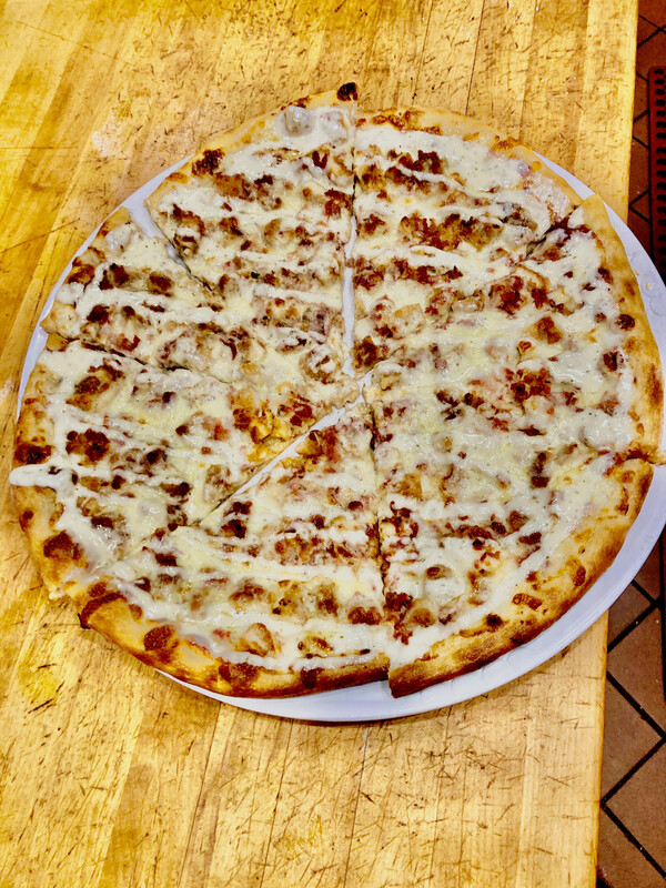 Chicken Bacon Ranch Pizza