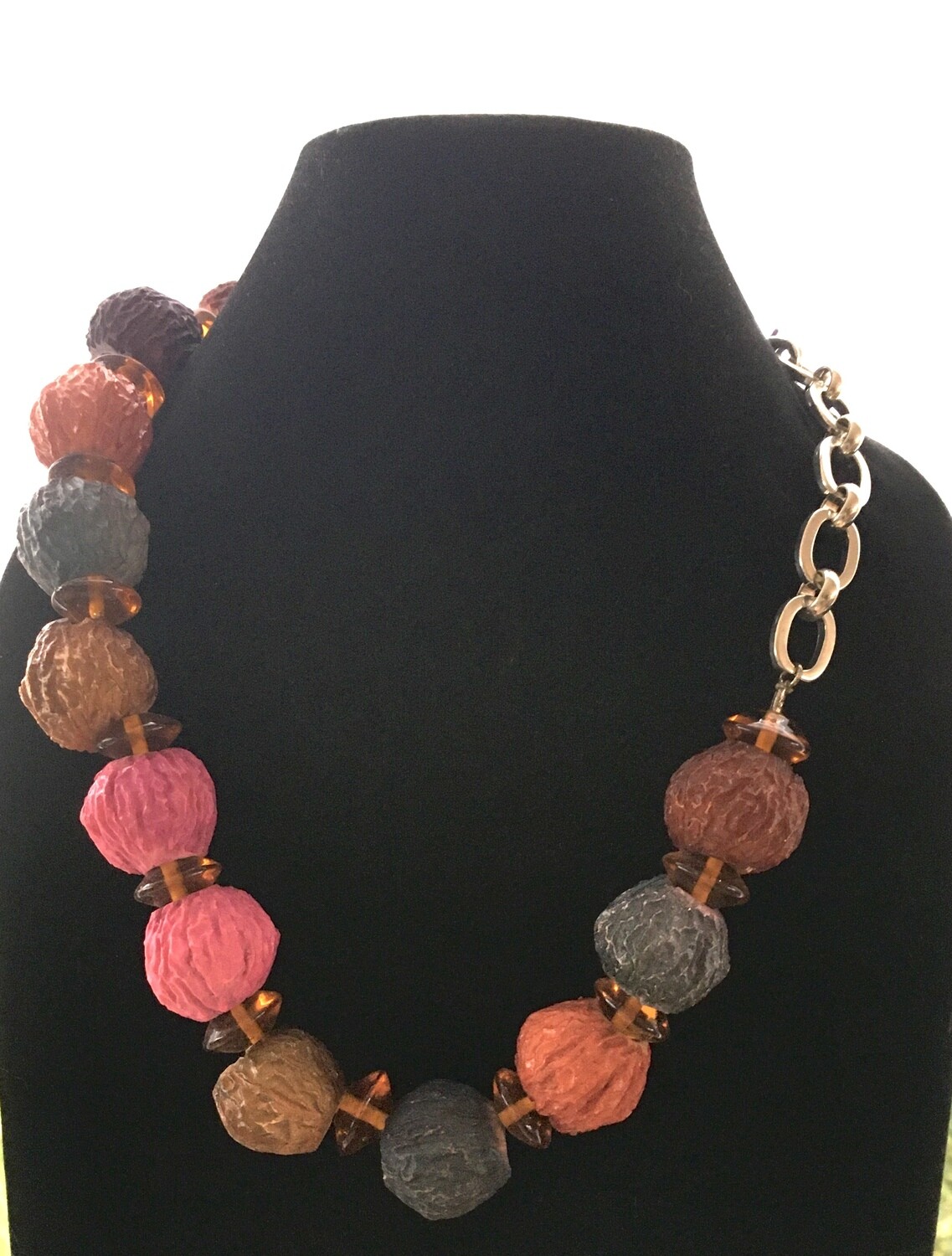 Rock candy beads necklace