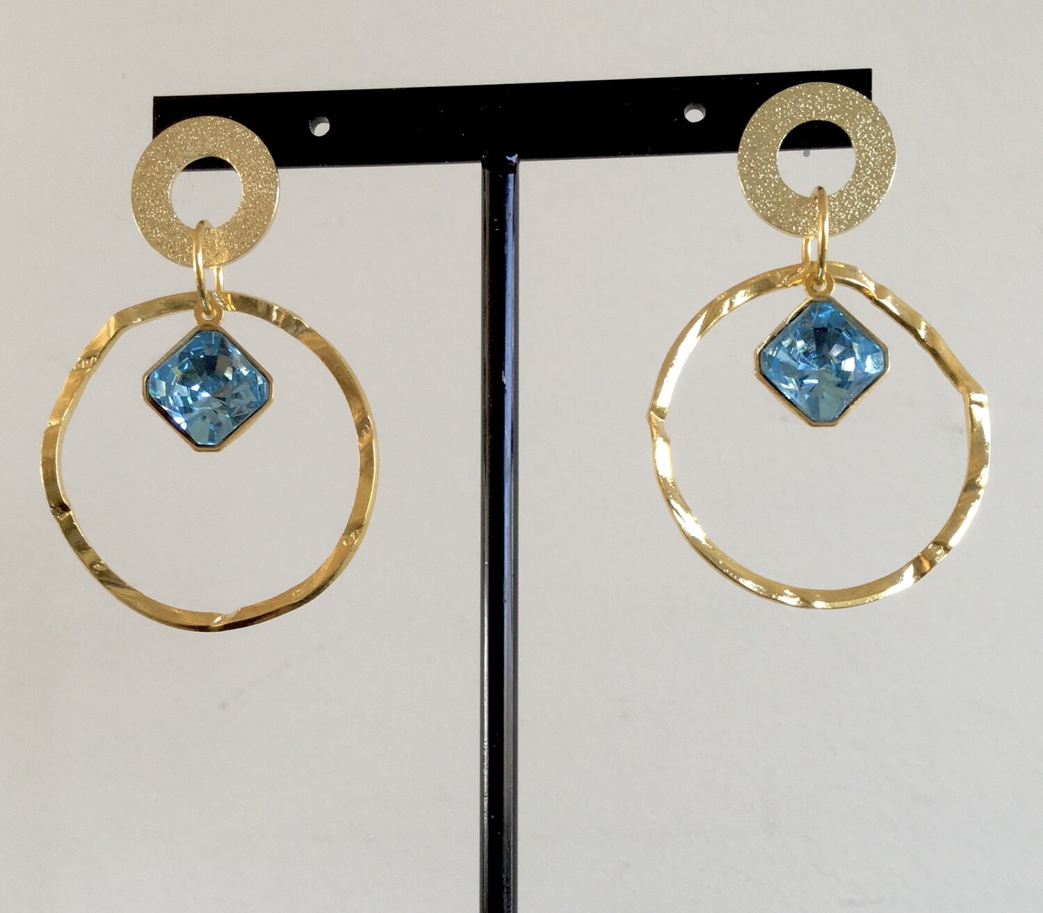 Topaz girl earrings