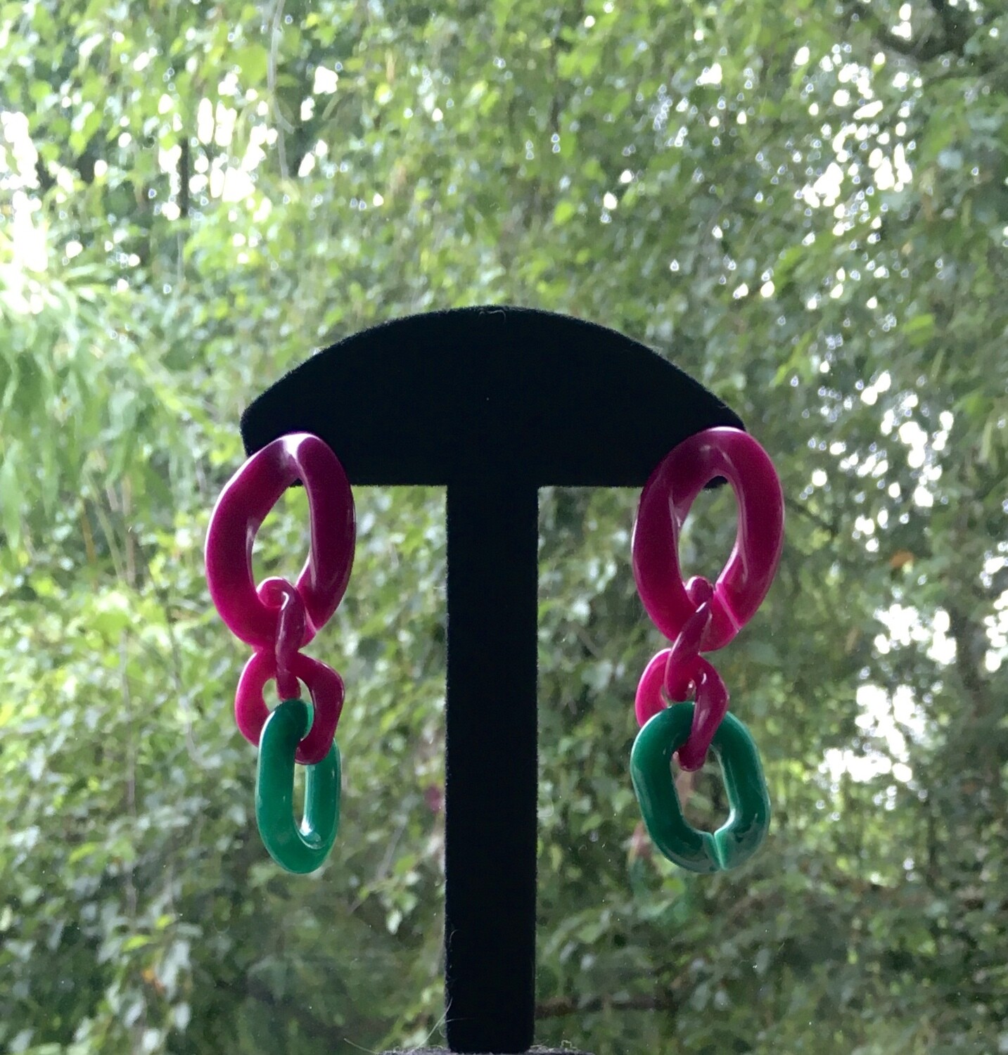 Chic link earrings