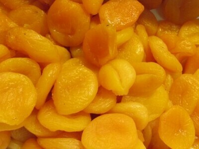 Gedroogde abrikoos (per potje van 250 ml) 