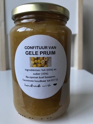 Confituur van gele pruimen (380 ml)
