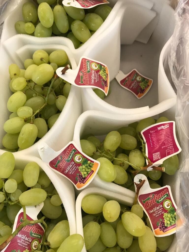 Witte druif met pit (nieuwe Italiaanse oogst) 