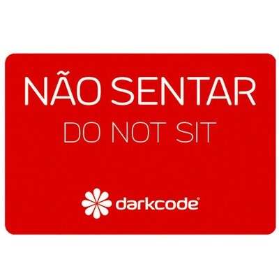 Não Sentar (150x100mm)