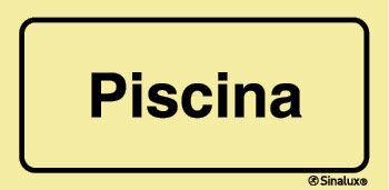 P4165 PVC fotoluminescente 400x200 TIPO 1