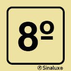 P3858 PVC fotoluminescente 100x100 TIPO 3