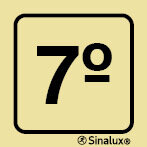 P3857 PVC fotoluminescente 60x60 TIPO 1