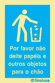 P3814 PVC fotoluminescente 100x150 TIPO 1