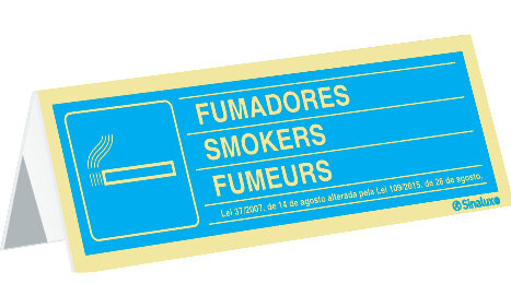 P3496 PVC fotoluminescente 170x65 TIPO P