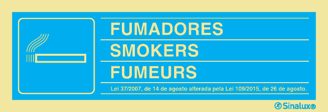 P3491 PVC fotoluminescente 200x70 TIPO 2