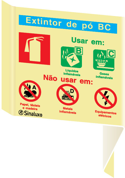 P1007 PVC fotoluminescente 150x150 TIPO P
