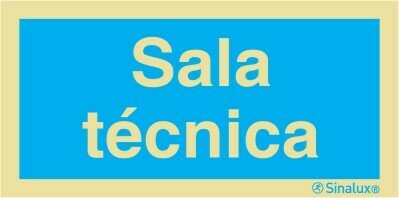 P3069 PVC fotoluminescente 200x100 TIPO 1