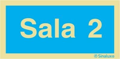 P3011 PVC fotoluminescente 400x200 TIPO 3