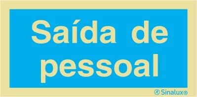 P3009 PVC fotoluminescente 400x200 TIPO 1