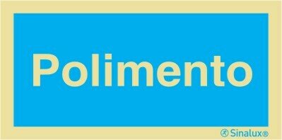 P2954 PVC fotoluminescente 400x200 TIPO 2