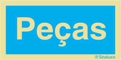 P2947 Alumínio plastificado 300x150 TIPO 1