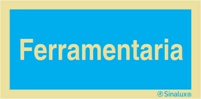P2841 PVC fotoluminescente 400x200 TIPO 2