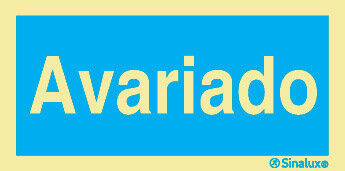 P2671 PVC fotoluminescente 400x200 TIPO 1