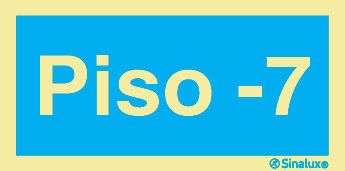 P2553 PVC fotoluminescente 400x200 TIPO 2