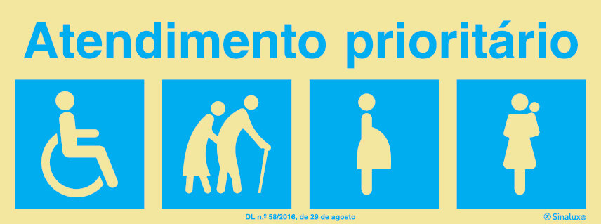 P2390 PVC fotoluminescente 400x150 TIPO 2