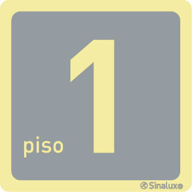 P5343 PVC fotoluminescente 150x150 TIPO 1
