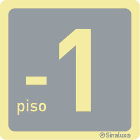 P5341 PVC fotoluminescente 150x150 TIPO 1